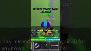 Day 26 of spinning a fruit for a year in #bloxfruit #bloxfruitsspinning #roblox #gaming #spin