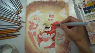 Drawing Lego The Incredibles | QP GAMES