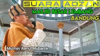 selamat datang adzan mumin mubarok di masjid lembang bandung