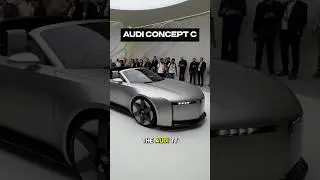 The Audi TT will return! Previewed by the Concept C, it&rsquo;s an EV with folding hardtop. #audi #cars