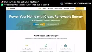 Solar Company Website: Get More Leads & Sales