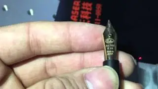 Pen nib laser marking, Fiber laser marking machine,fiber laser engraving machine