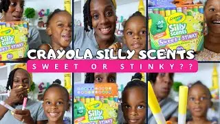 Easy and Fun kids Craft Game: Sweet or Stinky!? Crayola Silly Scents!!