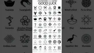 Good luck symbols by Indian mythology...