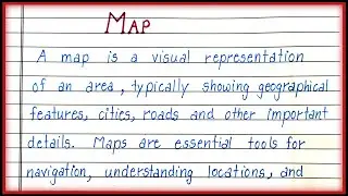 Essay on Map In English| What is Map?| Paragraph on Map