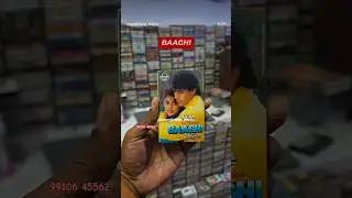 Baaghi audio cassette tape #shantishop #audiocassette #90smusic #ytshorts