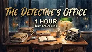 The Detective's Office  — 1 Hour Noir Jazz for Study & Focus