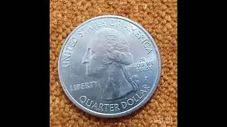 👌💲32,000 coin rare👆 error Do you have it!  Quarter Dollar Ellis Island New Jersey 2017