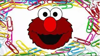 Elmo Sesame Street Drawing and Coloring