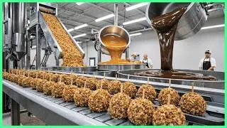 How Caramel Apples Are Made in Factories | Millions Every Year