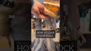 Prevent slipping and bleed marks #foiling #haireducation #haircolortutorial #hairtips