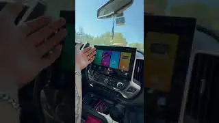 Replace 14-18 GMC Sierra & Chevy Silverado Radio w/ 13in Apple Carplay, Android Auto, OEM Camera