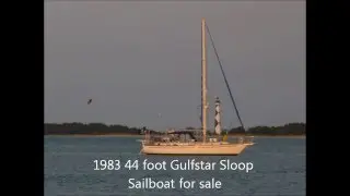 1983 44 foot Gulfstar Sloop Sailboat for sale. $110,000. Oriental, NC.