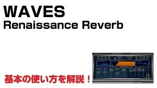 Waves / Renaissance Reverb（RVerb） 基本の使い方とレビュー