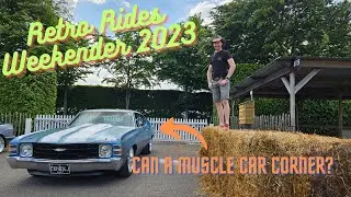 Retro Rides Weekender 2023 - Muscle car does the super sprint