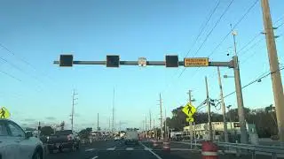 Driving from Key Largo, FL to Tavernier, FL neighborhoods.
