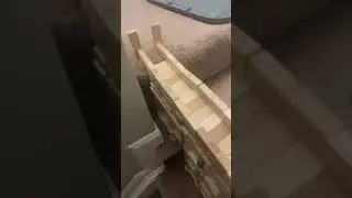 The world&rsquo;s FIRST Jenga Bridge #engineering #shorts #shortsfeed #shortsvideo #subscribe #support