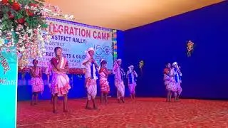 Dungri Pahad Tale Song Dance by Guides in NATIONAL INTEGRATION CAMP, MAYURBHANJ ⚜️GANESH⚜