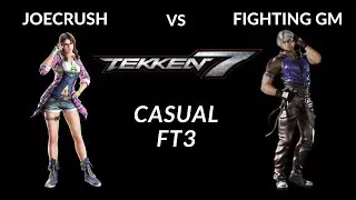 TEKKEN 7 Player match FT3 FIghtingGM (Lee) vs JoeCrush (Julia)
