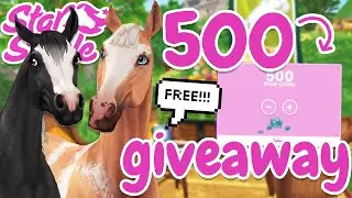 FREE 500 STAR COINS CODE GIVEAWAY IN STAR STABLE! 😍 *OPEN*