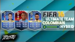 Fifa 16: Ultimate Team: Colombian Hybrid Squad Builder!!!