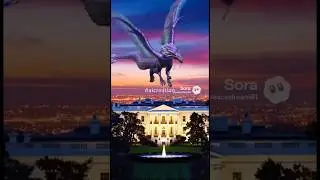 A purple dragon spotted right above a white house #aicreation #purpledragonsnake #needisaymore