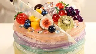 Satisfying AI ASMR Glass Cake Cutting Video (Part 3) | AI ASMR