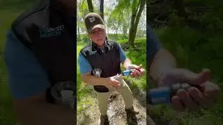 Drinking dirty water from a drainage ditch @SawyerProducts #cleanwater #drinkingwater