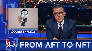 Stephen Colbert's AFT Is Now An NFT! Get Your 'Colbert vFlect' Today And Support Donors Choose