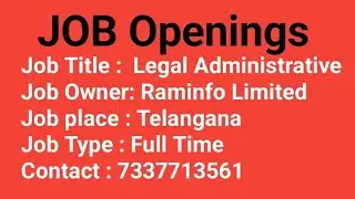 job title - legal administrative www.adshow.in