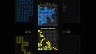 BFS vs. DFS on Maze