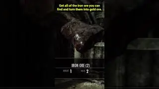 Reach SMITHING 100 EASILY! #skyrim #youtubeshorts #shorts #shortsvideo