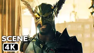 BLACK ADAM - HAWKMAN and Black Adam - Stop Killing Peopl Scene! (2022) Movie CLIP 4K