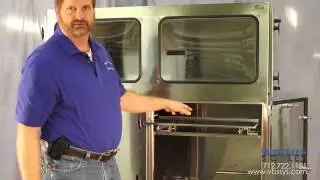 Large Custom Stainless Steel Enclosure for Dual Workstations