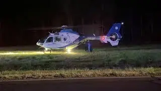 Airlifting Patient