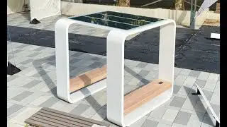 Solar Smart Bench Kokab manufacturing by Pride LED