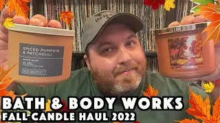 Bath & Body Works Fall Candle Haul 2022 | Fall Preview | Spiced Pumpkin & Patchouli