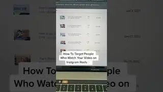 How To Retarget People Who Watch Your Instagram Reels #shorts