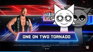 Stone Cold Steve Austin vs Wenda y Gray WWE2K25 Sprunki