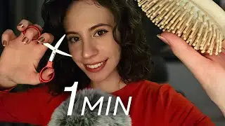 ASMR FASTEST HAIRCUT IN 1 MINUTE ✂️💈