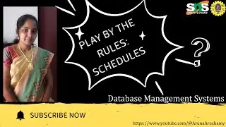 Schedules in DBMS| Database Management Systems | SNS Institutions