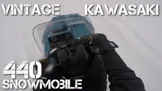 Vintage Kawasaki 440 Snowmobile