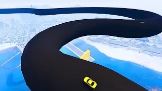 689.975% People Become Snake After This Hard Parkour Race In GTA 5 Online 