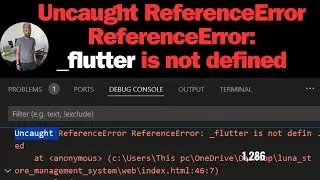 Uncaught ReferenceError ReferenceError: _flutter is not defined  Uncaught