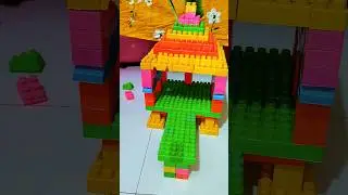 satisfying diybig Lego House  asmr/building block #building block #asmr