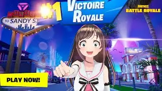 NEW SKIN KIZUNA AI GAMEPLAY / FORTNITE ZB GAMEPLAY 