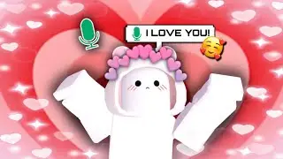 SAYING  “I LOVE YOU” to people AS A TEDDY BEAR 😭🐻‍❄️(VOICE CHAT)