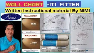 Wall chart ITI fitter trade. written Instructional material By NIMI.1st and 2nd year.ITI fitter aim