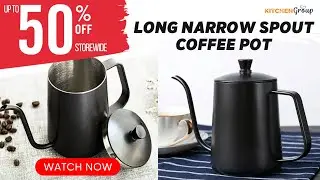 Drink Your Favorite Tea Or Coffee With This Long Narrow Spout Coffee Pot