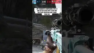 Stick drift is massive #crazyclips #rainbowsixsiege #rainbowsixsiegefunnymoments  #r6sclip #r6memes